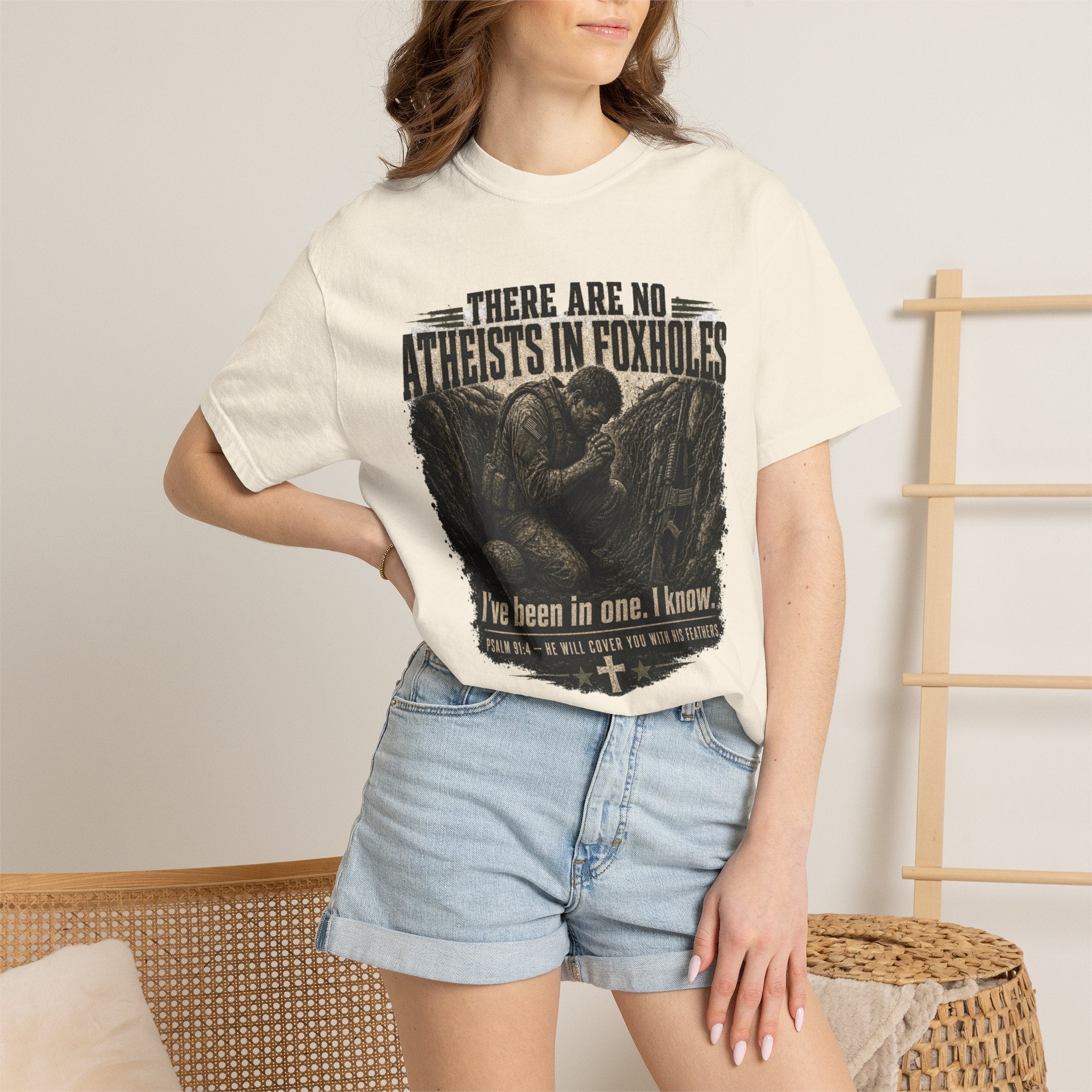 In The Foxhole With God Tee Shirt
