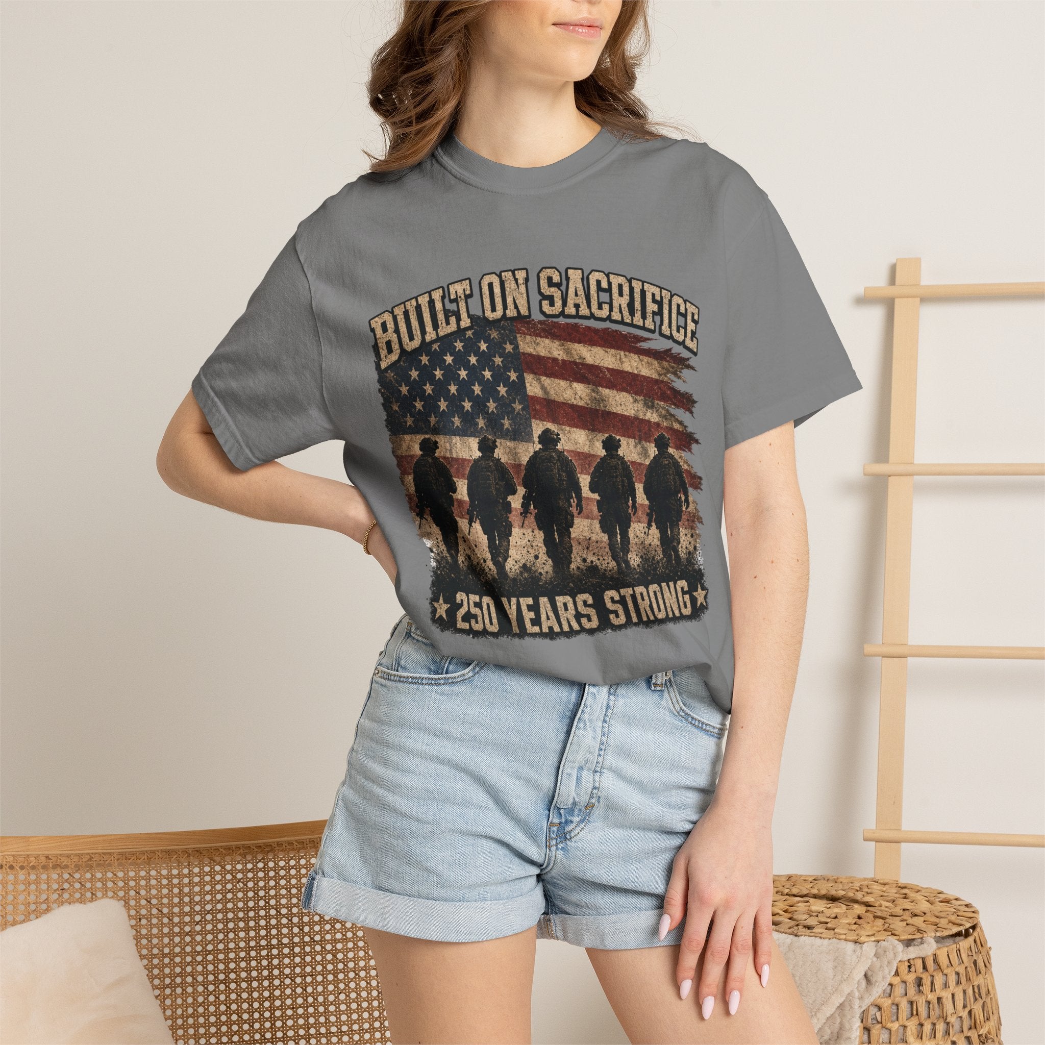Built On Sacrifice - 250 Years Strong Tee Shirt