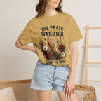 She Prays For The Warrior - She Is One Tee Shirt