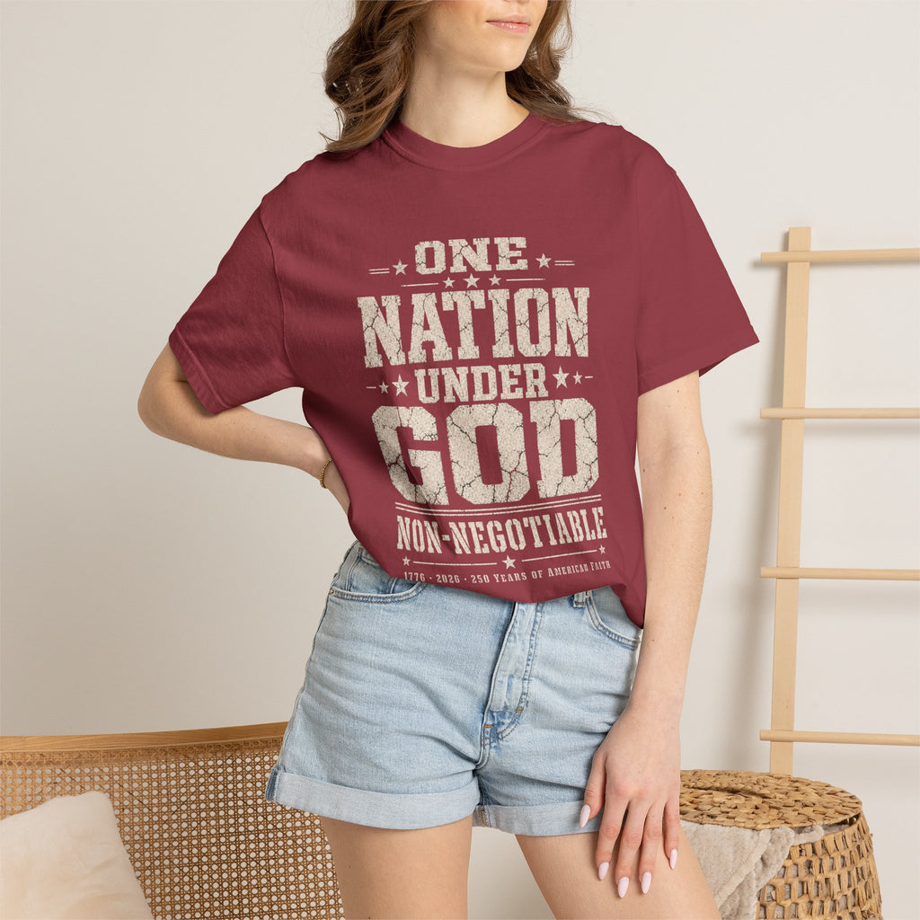 On Nation Under God Tee Shirt