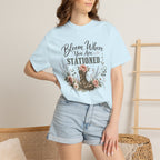 Bloom Where You Are Stationed Tee Shirt