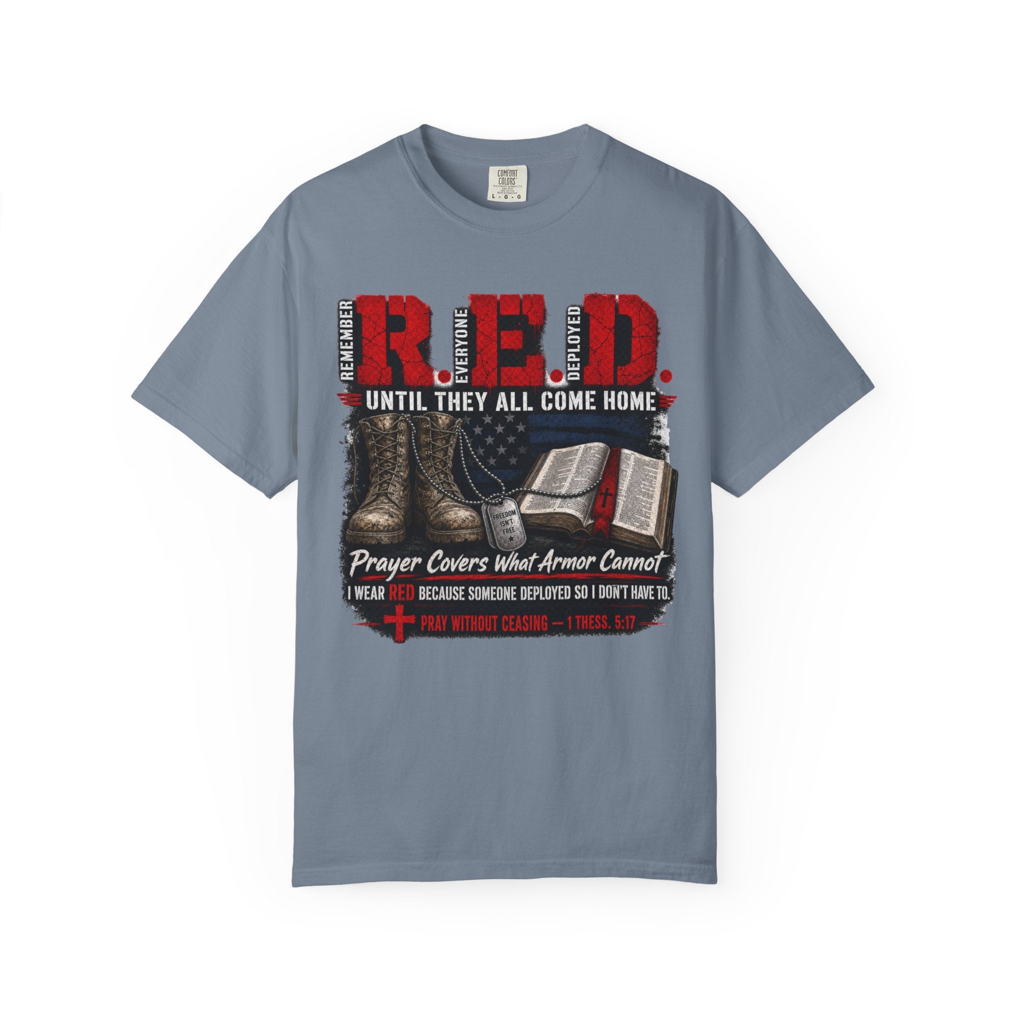 Prayer Covers What Armor Can't Tee Shirt