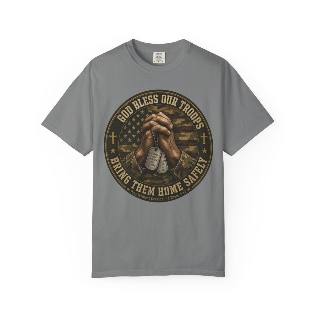 God Bless Our Troups Tee Shirt