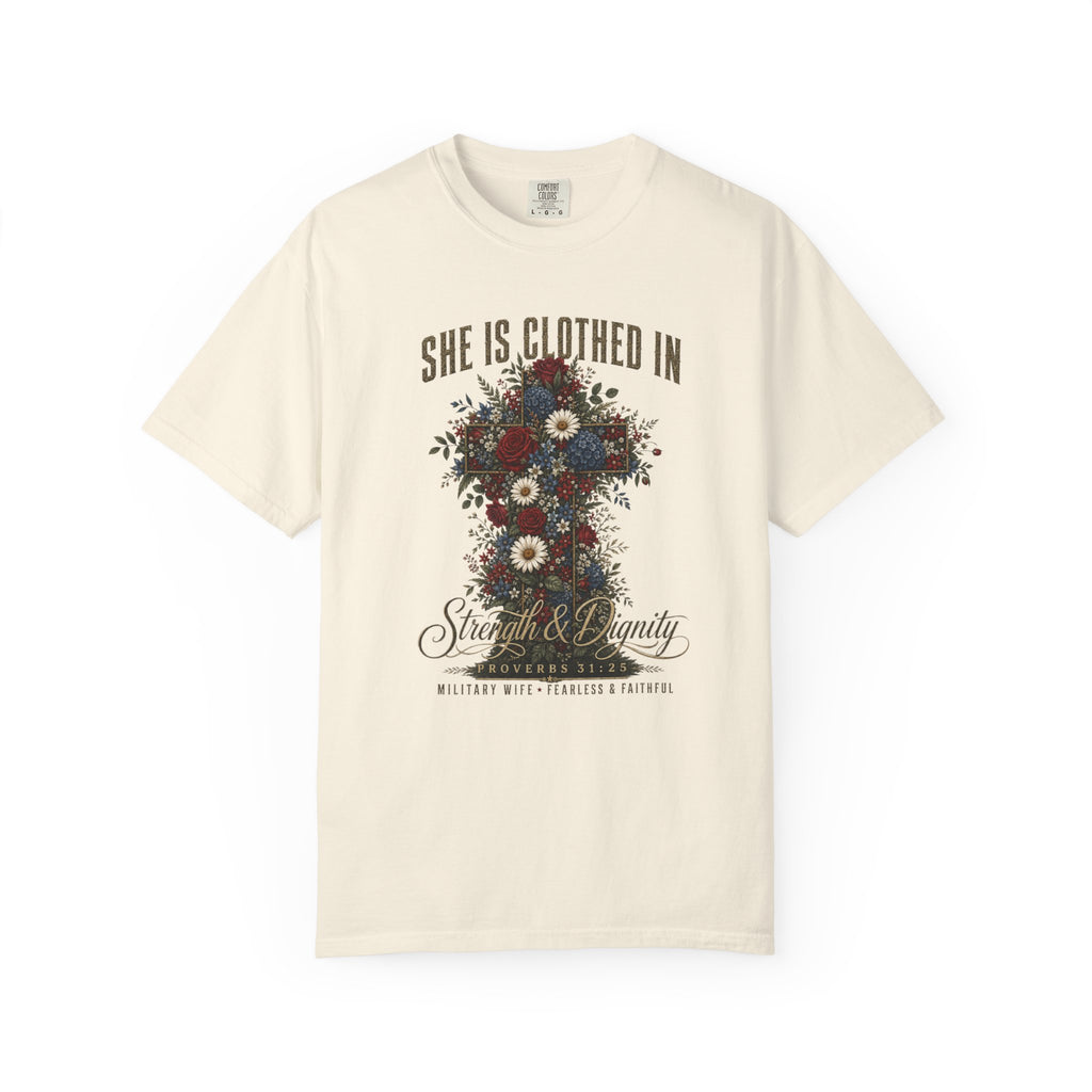 She Is Clothed In Strength And Dignity Tee Shirt