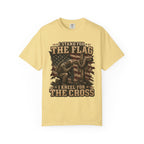Stand For The Flag - Kneel For The Cross Tee Shirt