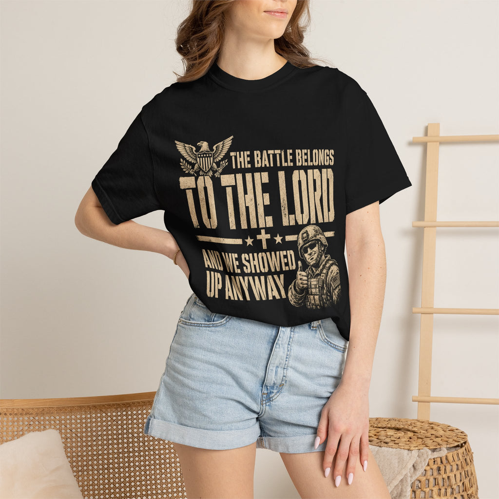 The Battle Belongs To The Lord Tee Shirt