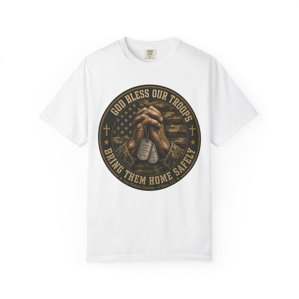 God Bless Our Troups Tee Shirt