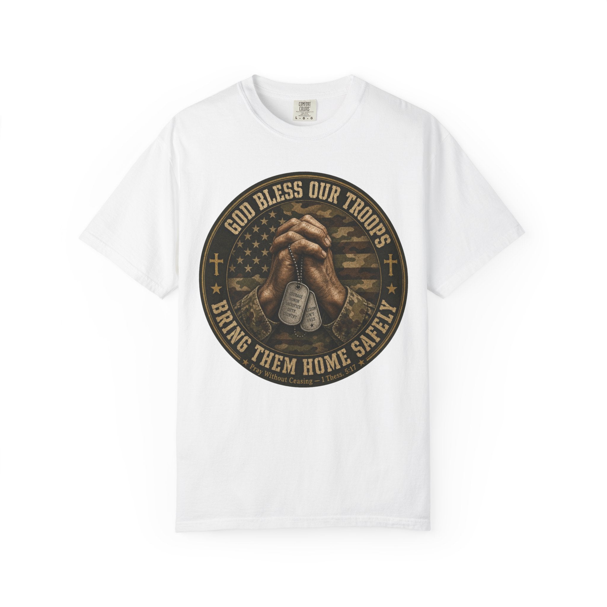 God Bless Our Troups Tee Shirt