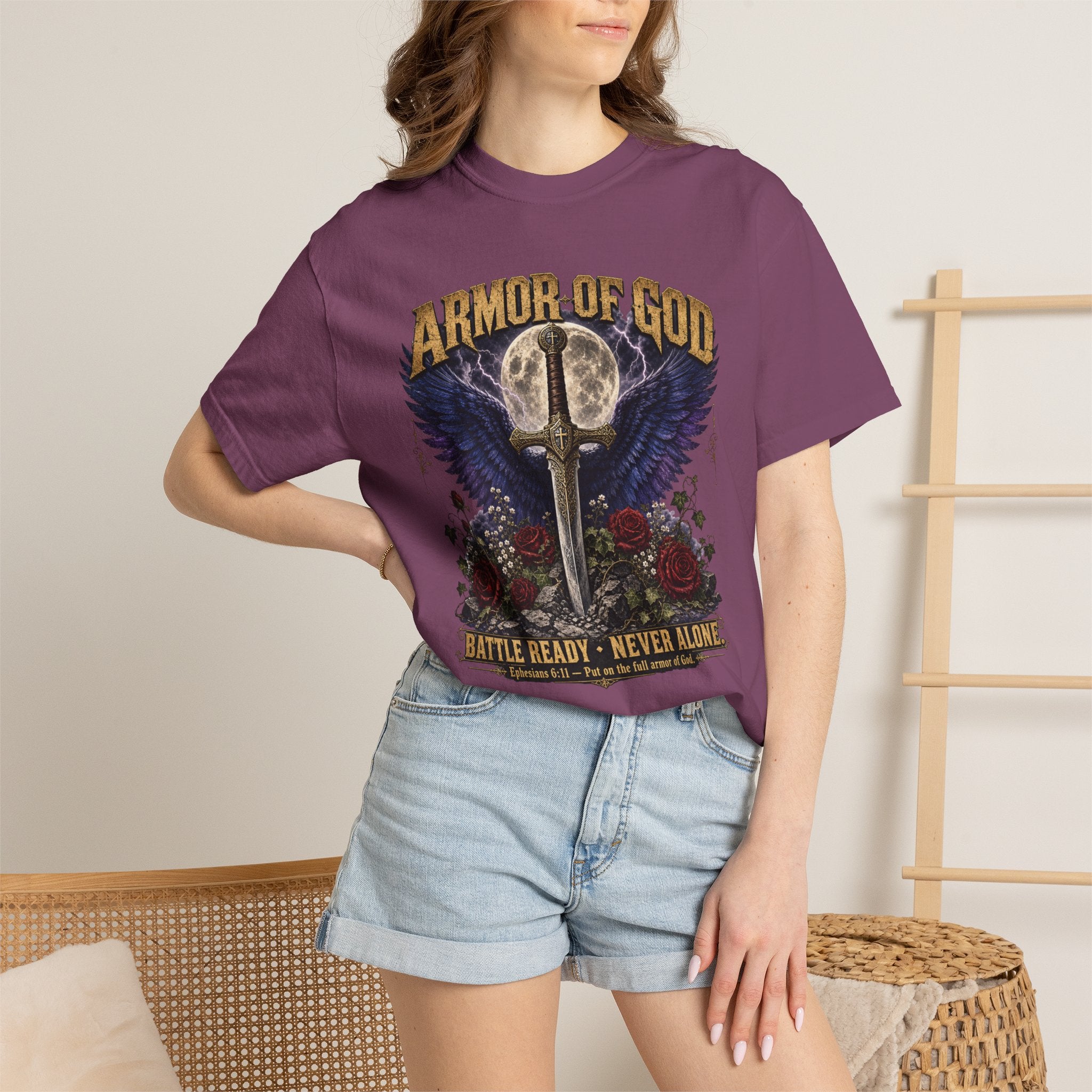 Armor of God — Battle Ready - Not Alone  Tee Shirt