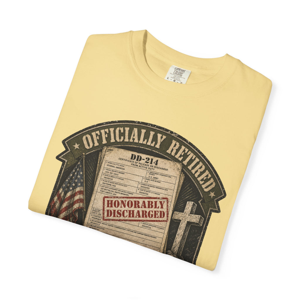 My DD-214 Says I'm Done Tee Shirt