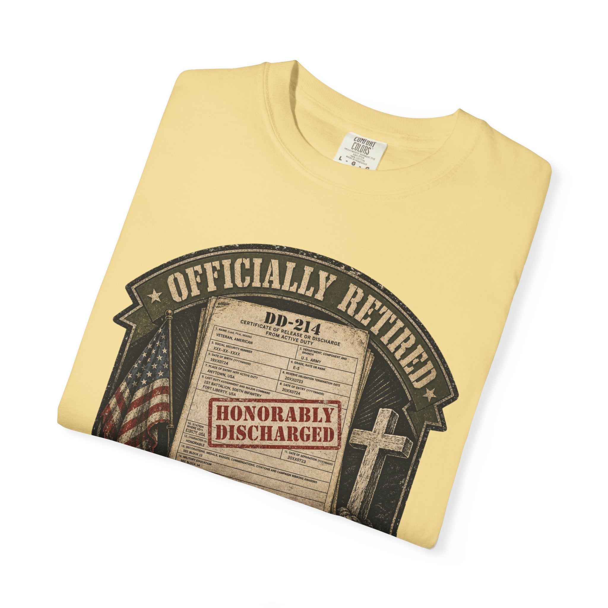 My DD-214 Says I'm Done Tee Shirt