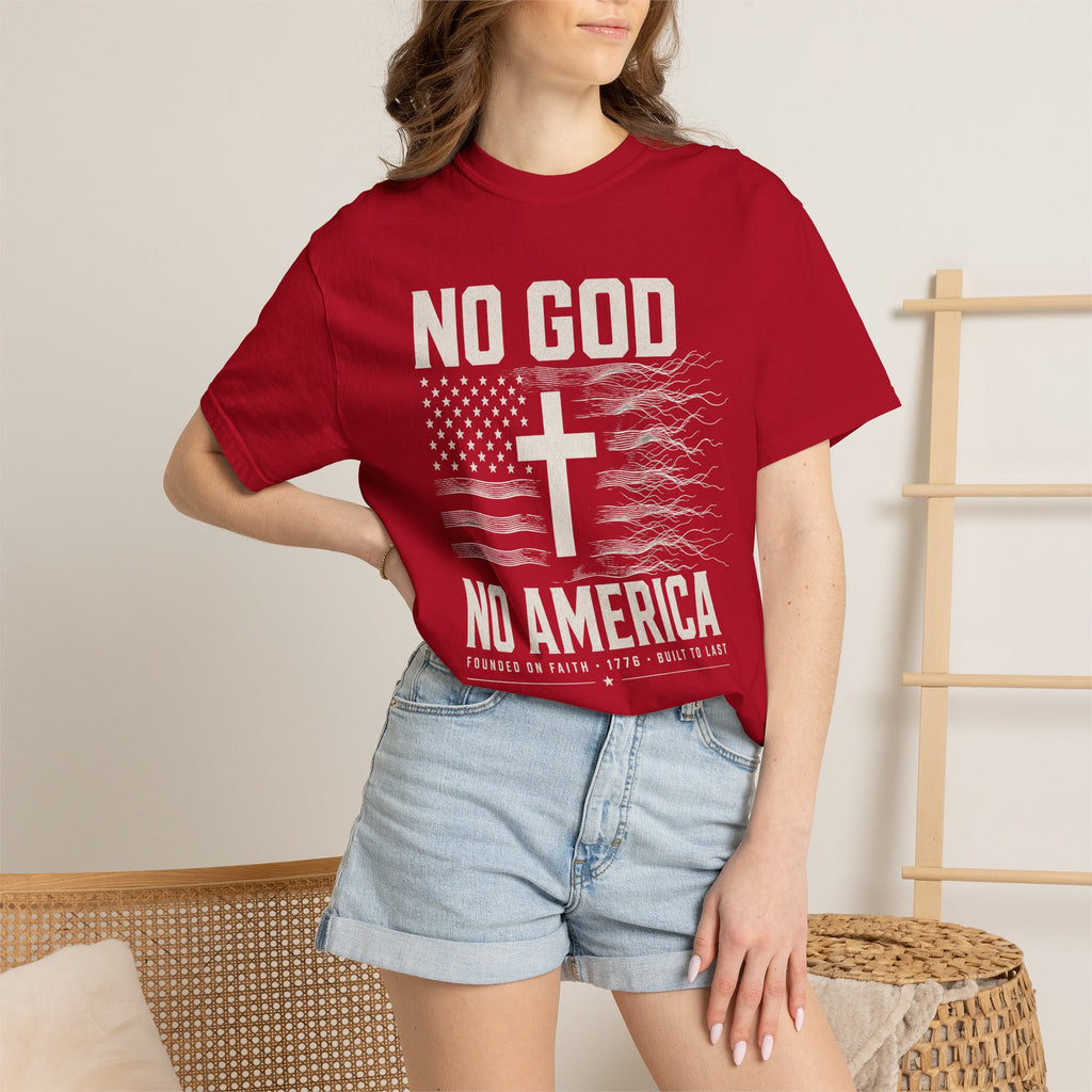 No God - No America Tee Shirt