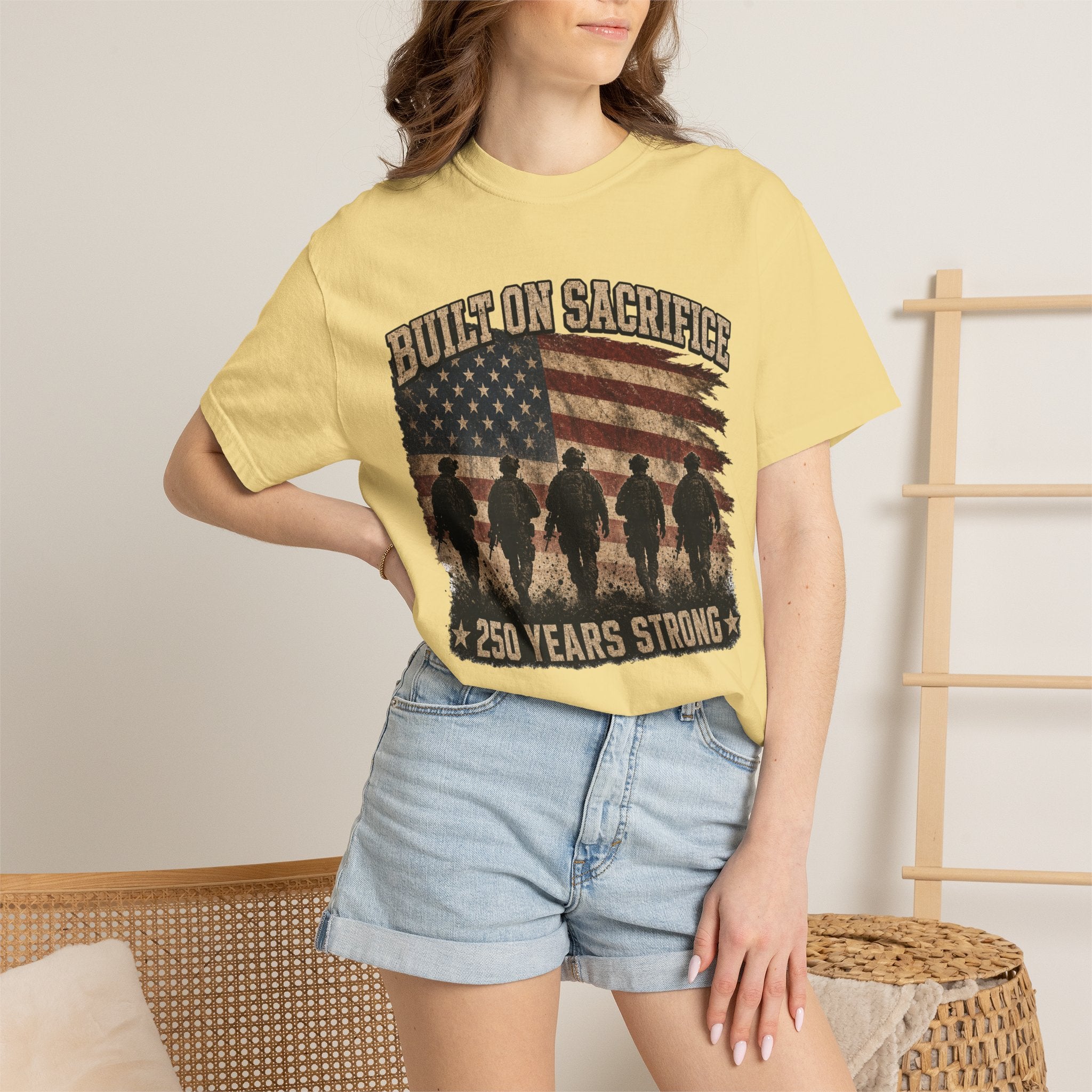 Built On Sacrifice - 250 Years Strong Tee Shirt