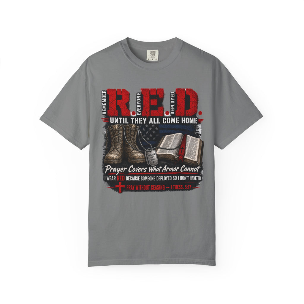 Prayer Covers What Armor Can't Tee Shirt