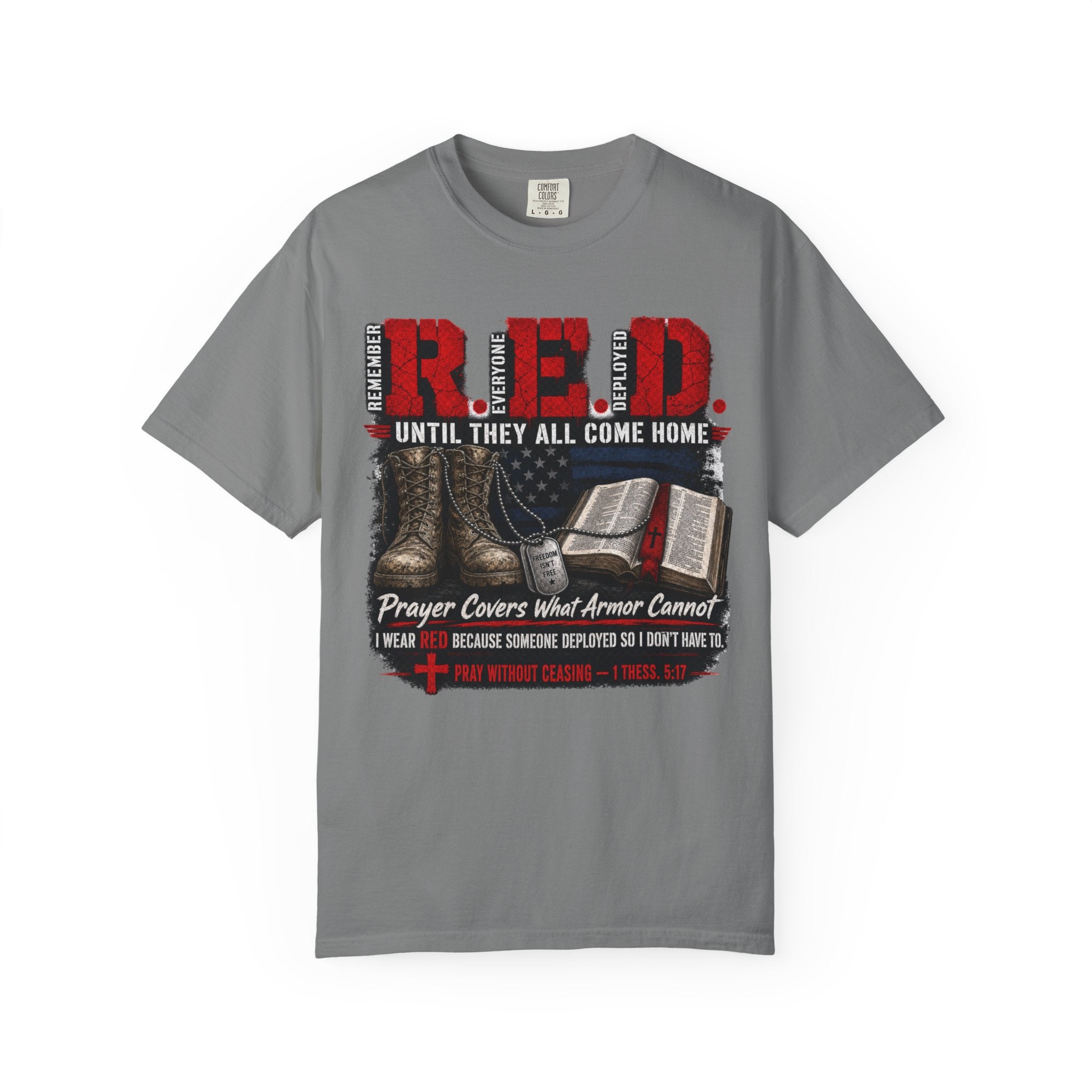 Prayer Covers What Armor Can't Tee Shirt