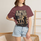 He Walks Beside Them Tee Shirt