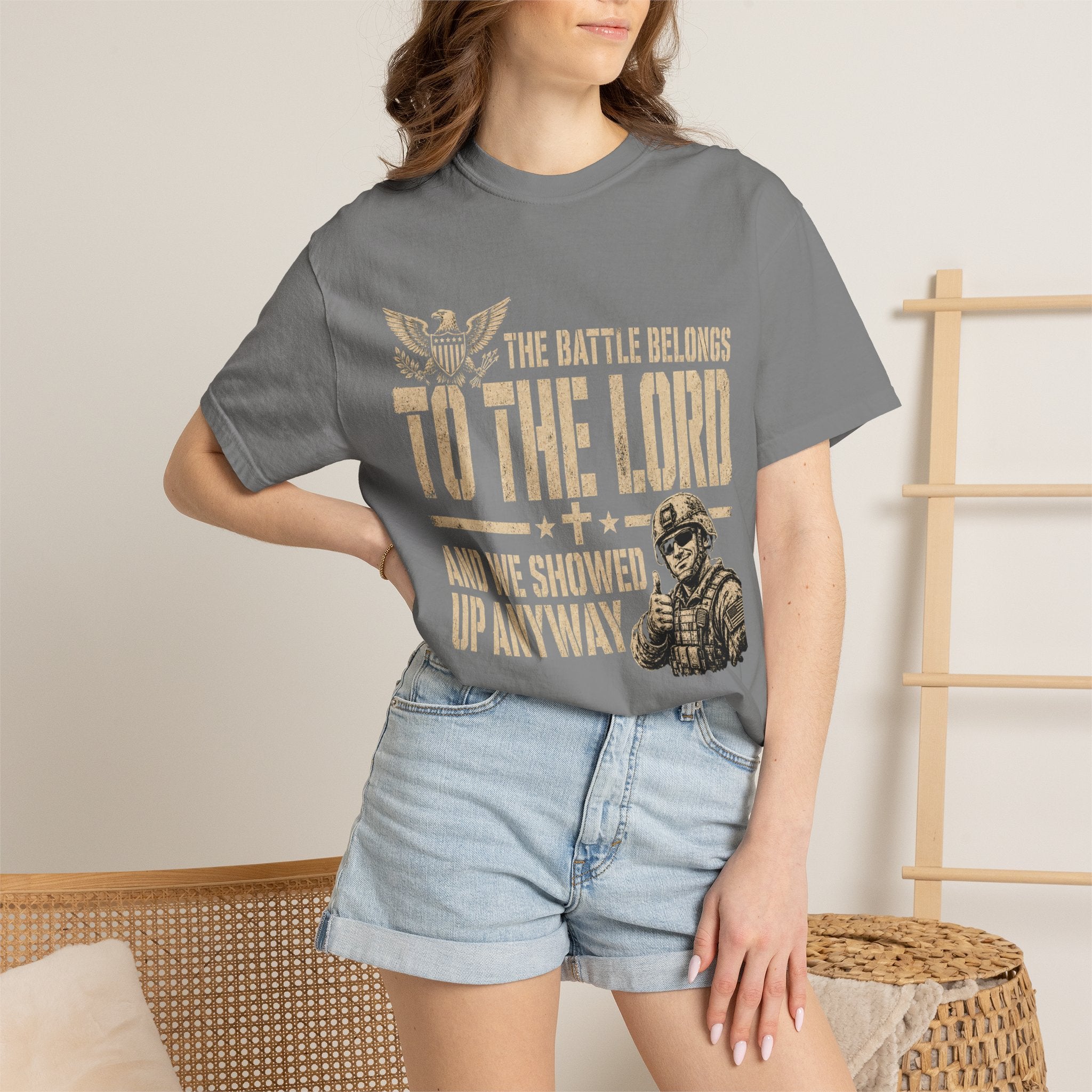 The Battle Belongs To The Lord Tee Shirt