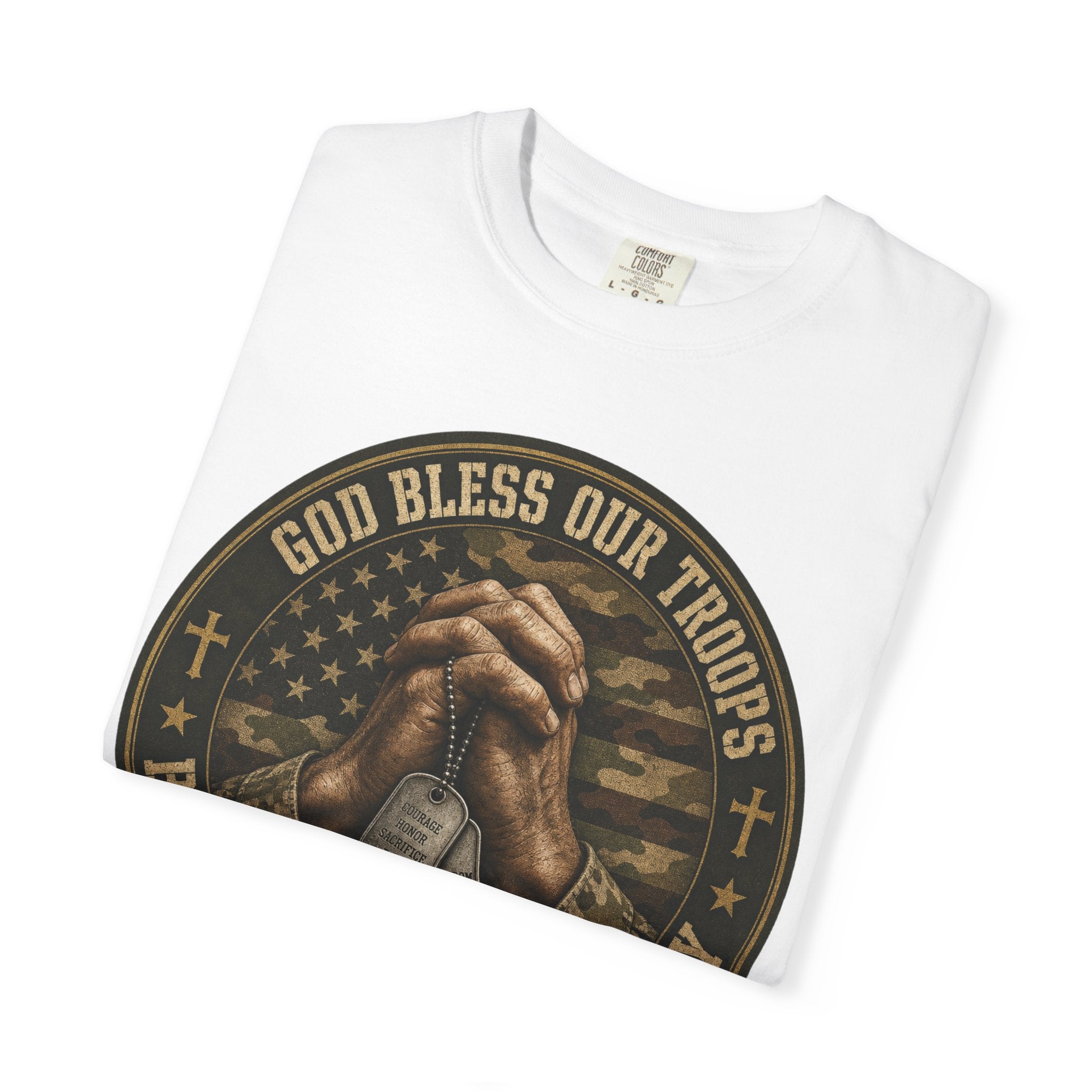 God Bless Our Troups Tee Shirt