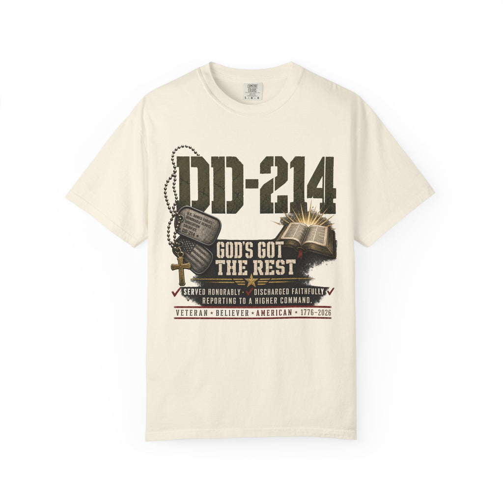 DD-214 - God's God The Rest Tee Shirt