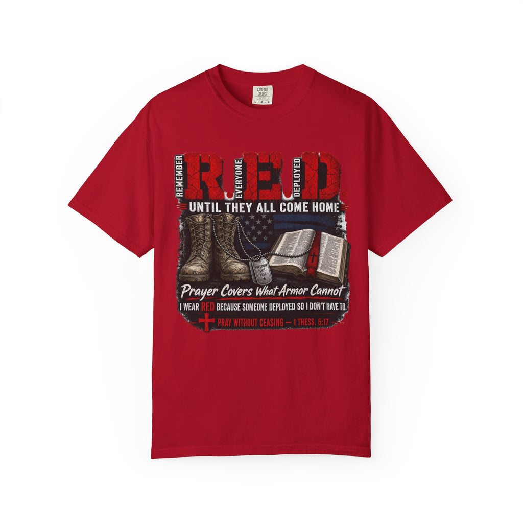 Prayer Covers What Armor Can't Tee Shirt