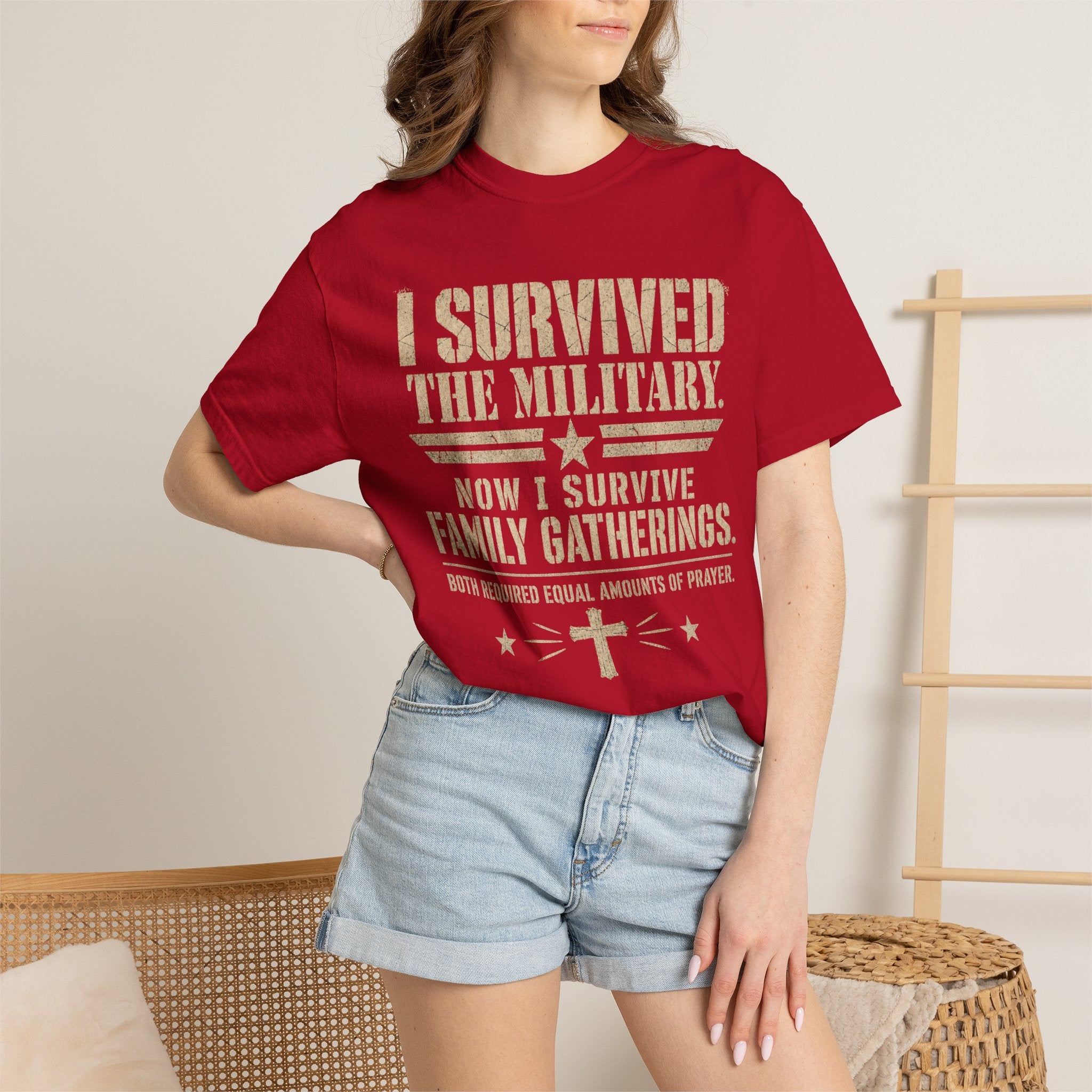 I Survived The Military Tee Shirt