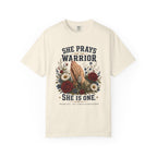 She Prays For The Warrior - She Is One Tee Shirt