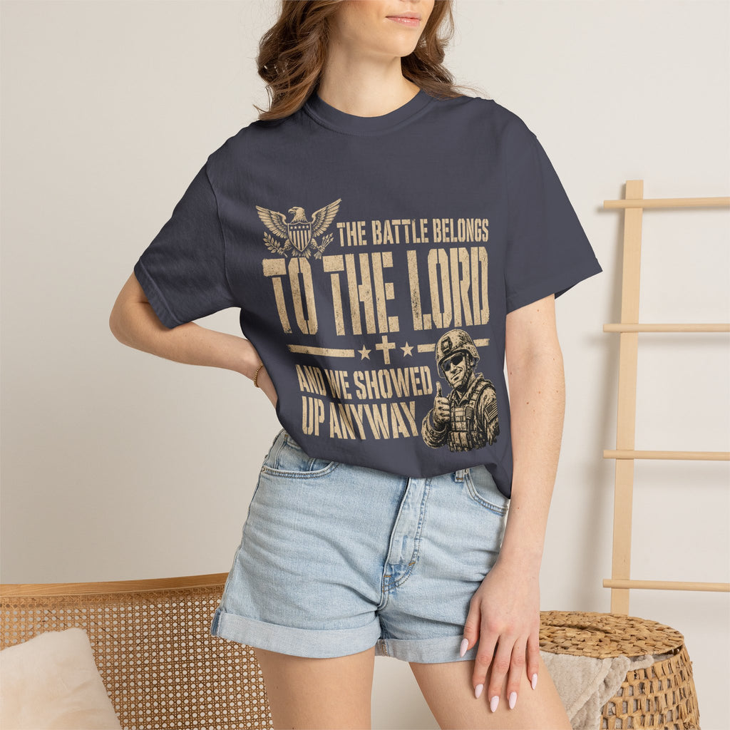 The Battle Belongs To The Lord Tee Shirt
