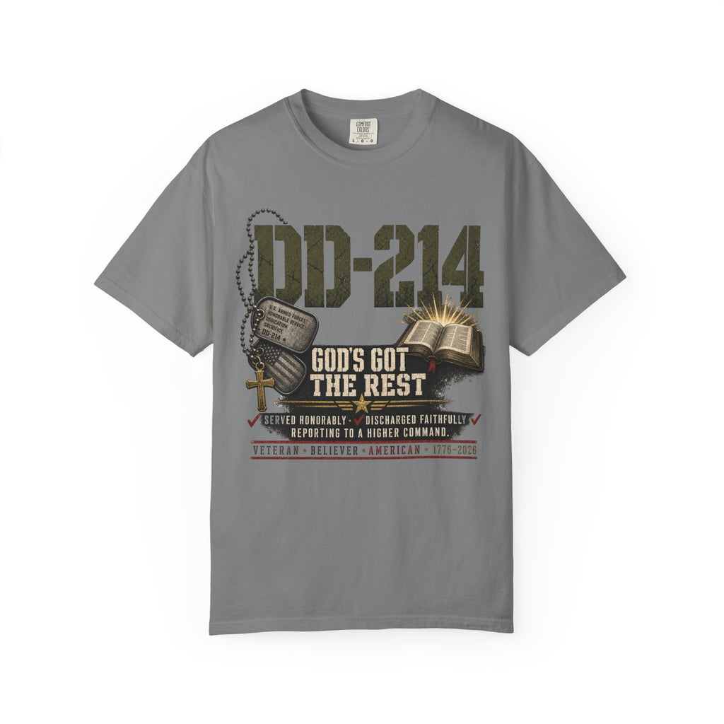 DD-214 - God's God The Rest Tee Shirt