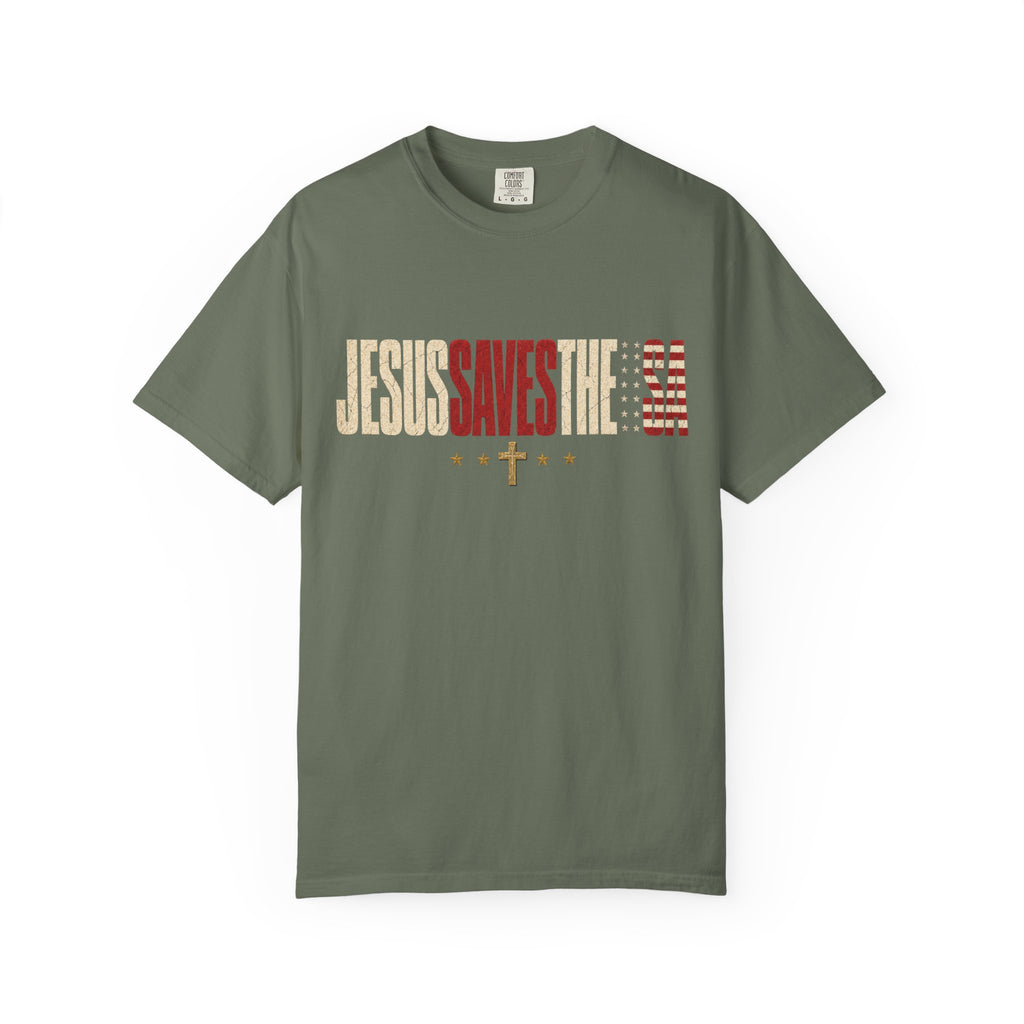 Jesus Saves The USA Tee Shirt
