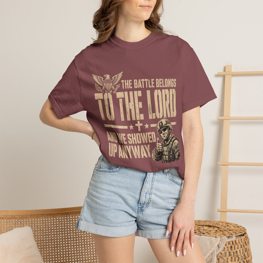 The Battle Belongs To The Lord Tee Shirt
