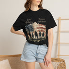 Land Of The Free Because Of The Brave Tee Shirt