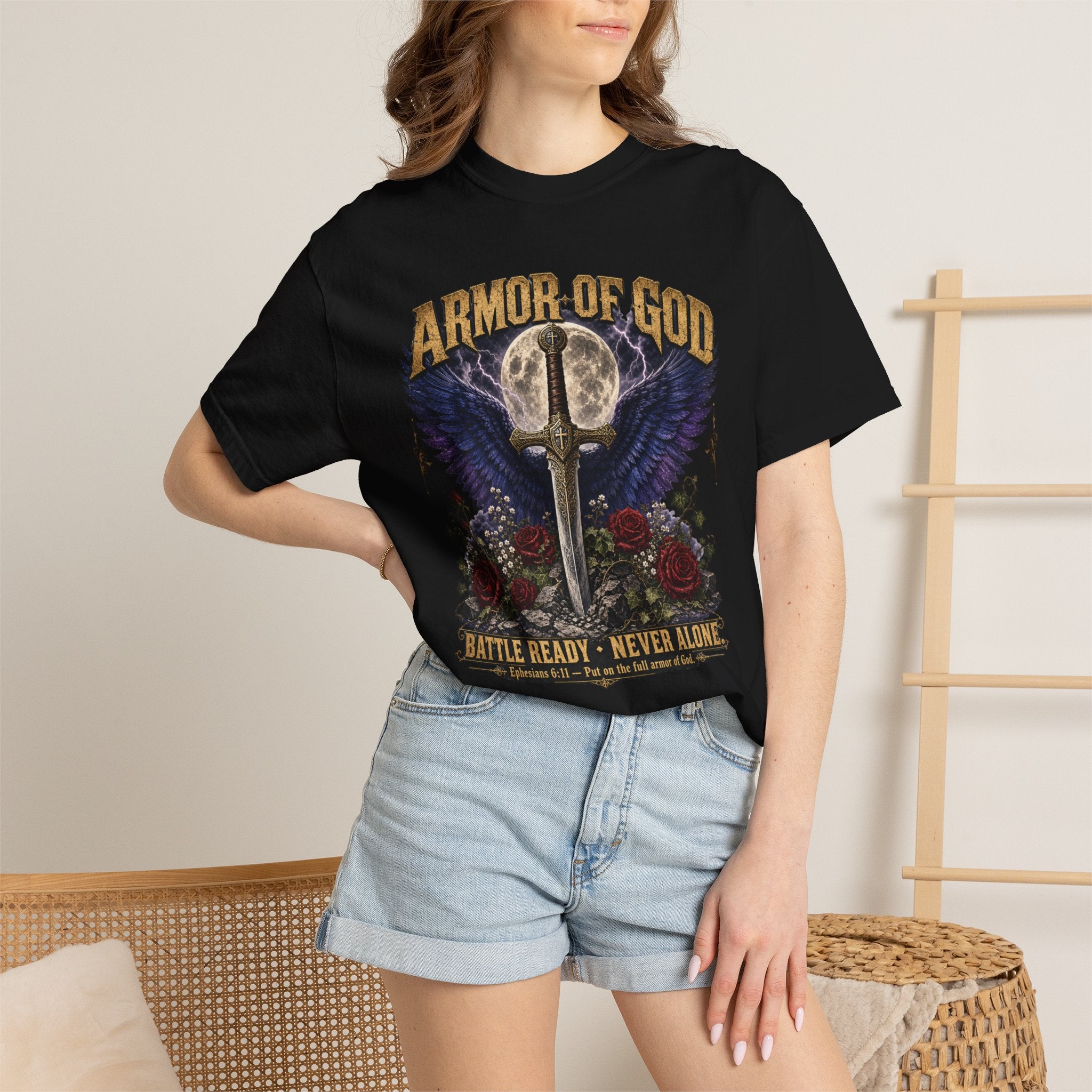 Armor of God — Battle Ready - Not Alone  Tee Shirt