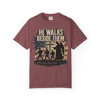 He Walks Beside Them Tee Shirt