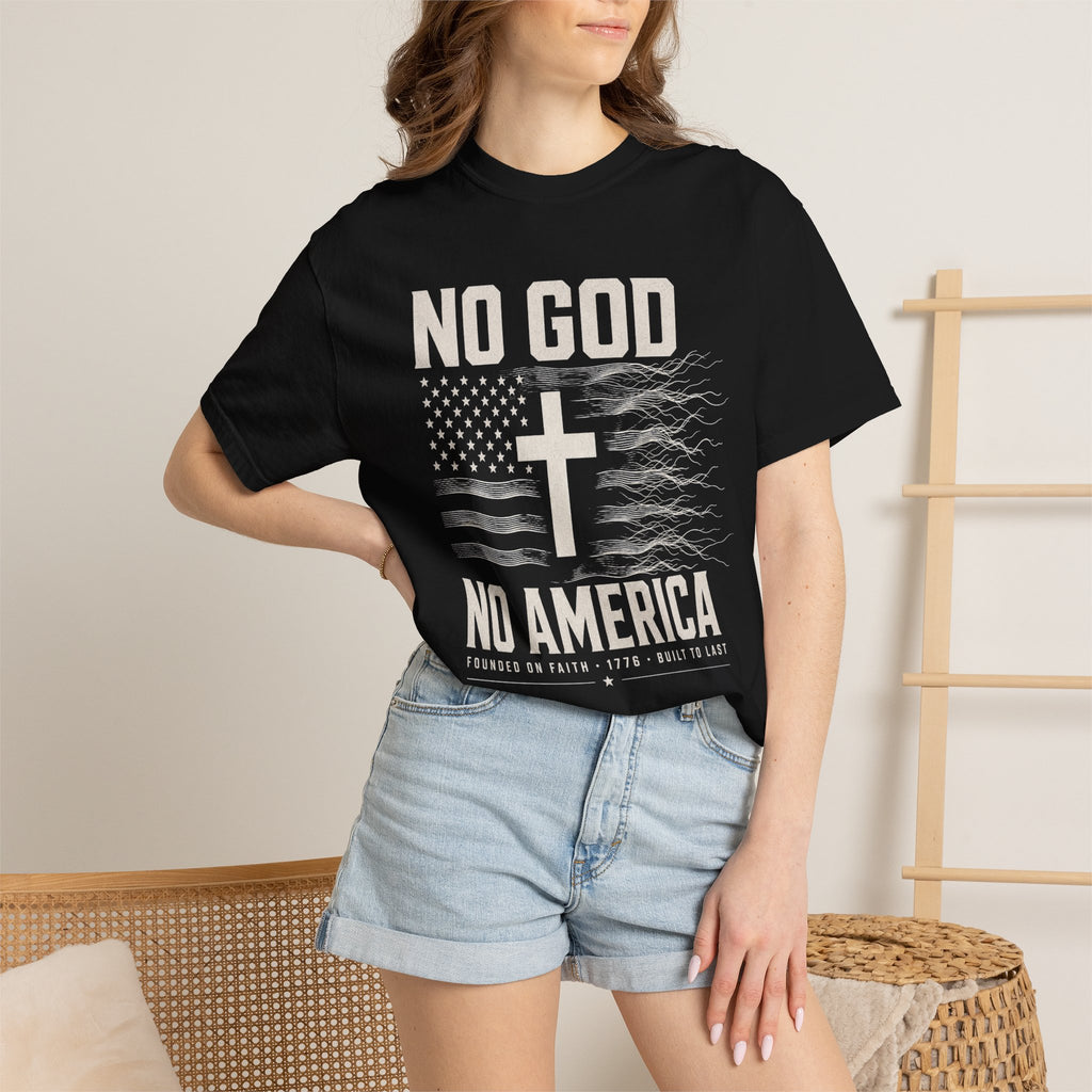No God - No America Tee Shirt