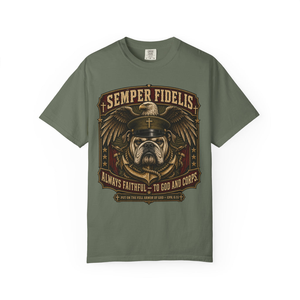 Always Faithful To God & Corps Tee Shirt