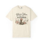 Bloom Where You Are Stationed Tee Shirt