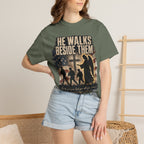 He Walks Beside Them Tee Shirt