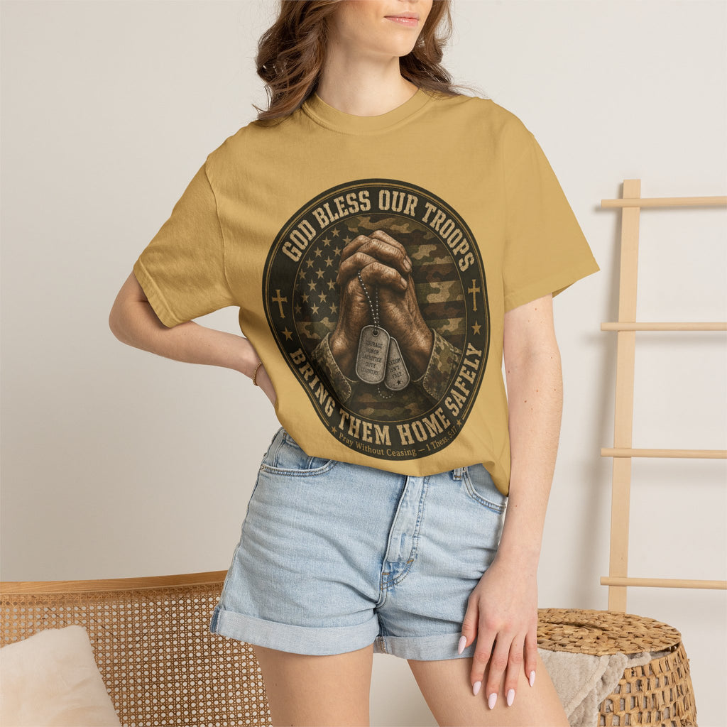 God Bless Our Troups Tee Shirt