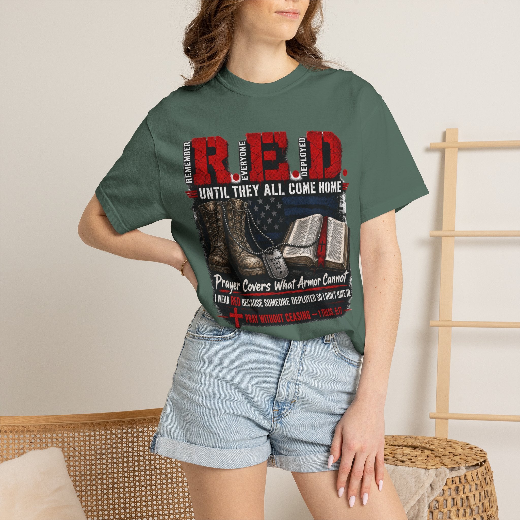 Prayer Covers What Armor Can't Tee Shirt