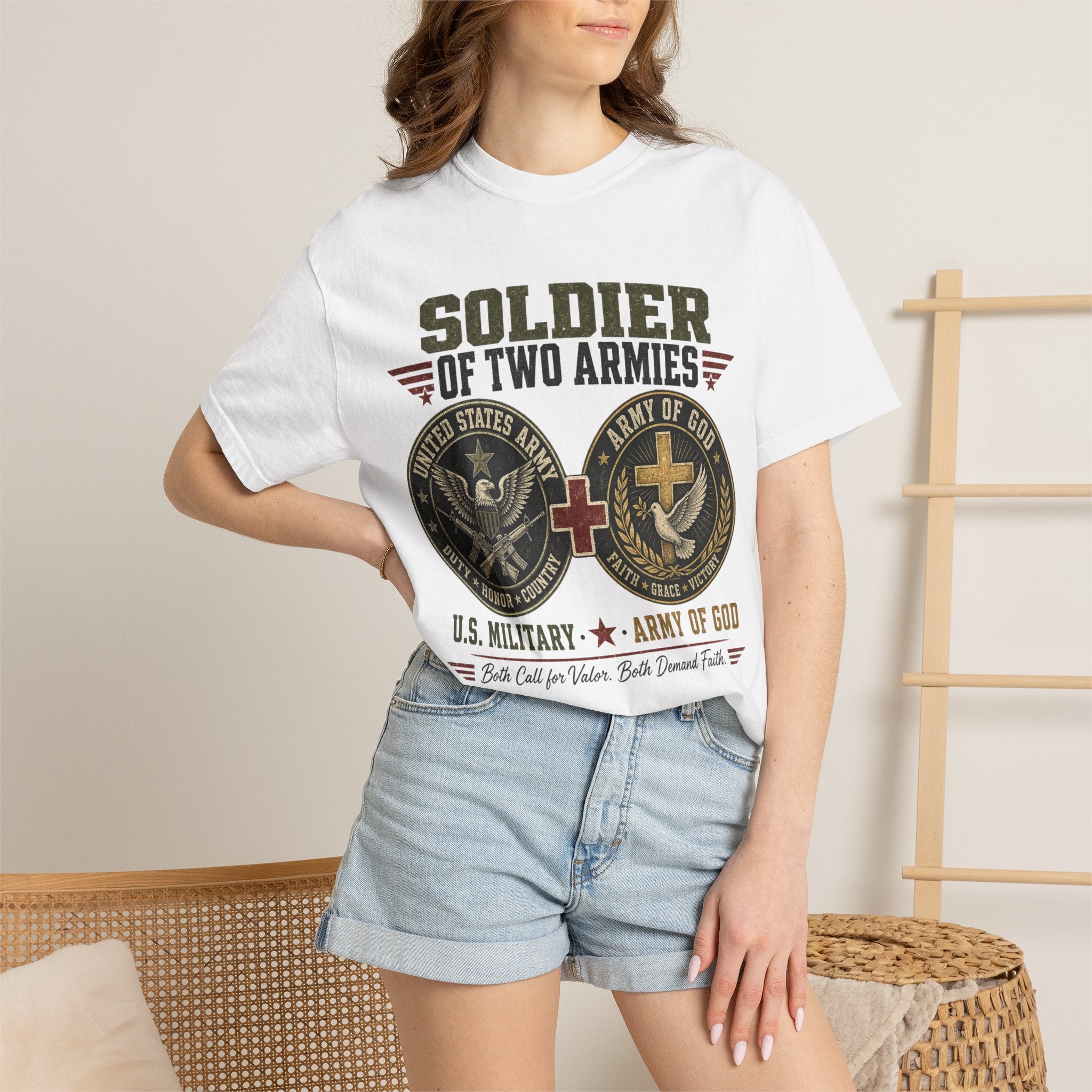 Soldier Of Two Armies Tee Shirt