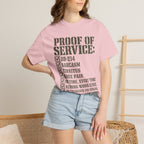Military Service Checklist Tee Shirt