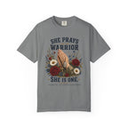 She Prays For The Warrior - She Is One Tee Shirt