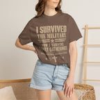 I Survived The Military Tee Shirt